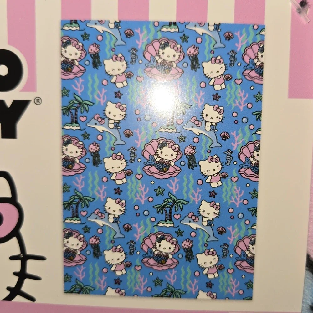 Hello Kitty Plush Throw Unisex 50x70 Blue New Mermaid Under The Sea Sanrio